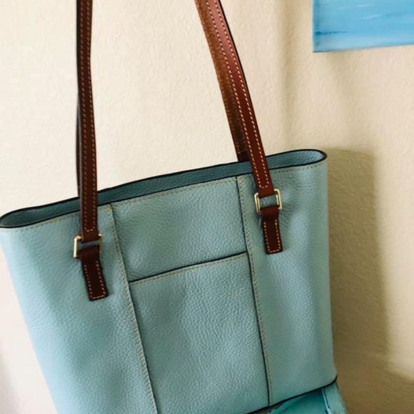 Dooney Bourke Lexington pebble small pale blue - Picture 3 of 6
